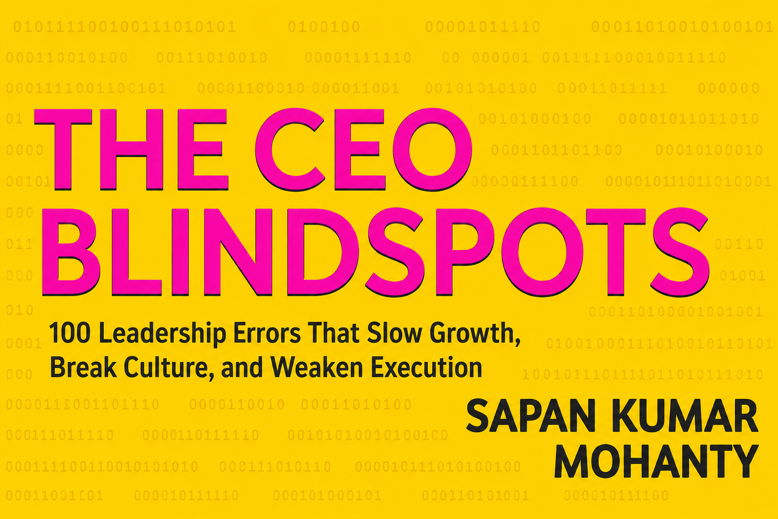 The CEO Blindspots book cover